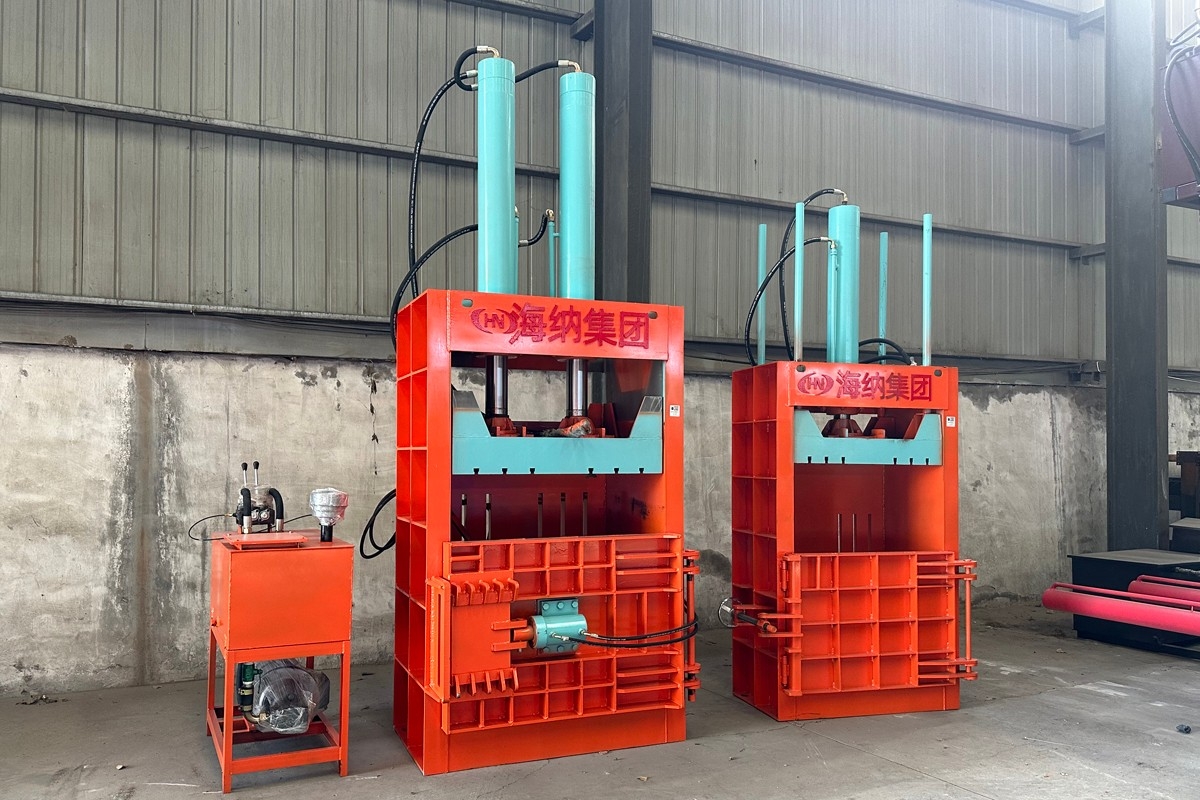 全鋼板120T立式打包機